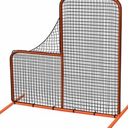 Champro Brute Baseball Pitcher’s Safety (7 x7) L-screen  New 