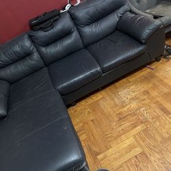Leather Sectional For $350 
