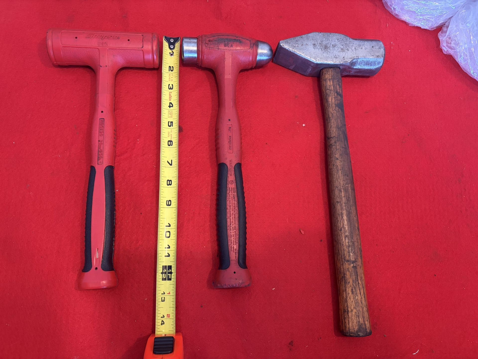 2 Snap On Dead Blow and Sledge Hammer