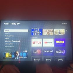 32’’ onn + roku tv