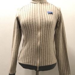 Patagonia "Quilt Again" wool-blend full-zip jacket