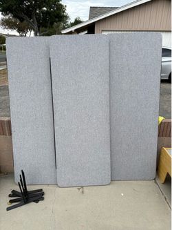 3 panel sound proof office partitions