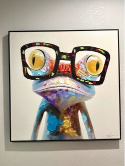 Hipster Frog art z Gallerie