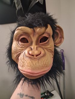 Chimp and Grinch gloves and masks