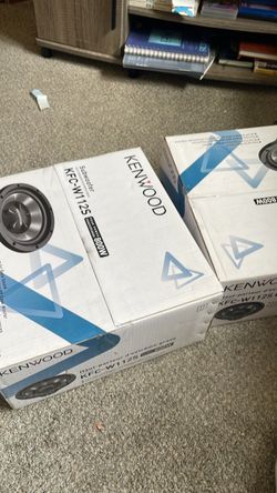 Kenwood KFC-W112S Subwoofers – Pair