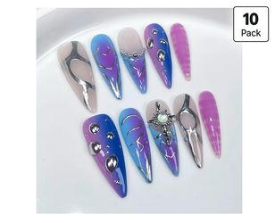 Handmade False Nails Long