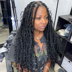 Goddess Locs , Boho Locs 