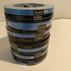 Crazy Deal ,8 Rolls 3m Blue Scotch Painters Tape.