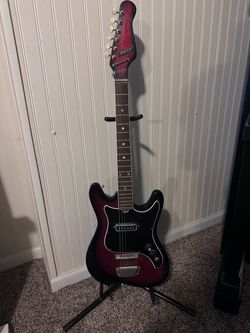 Heit Electric Guitar Red Burst