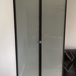 IKEA Like New Wardrobe Double Glass Door Armoire