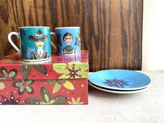 Fragonard Faces Of The World Espresso Set