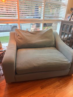 Oversized Accent Chair with Cushion