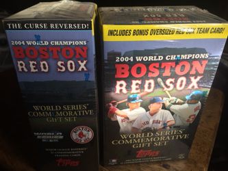 TOPPS Boston Red Sox 2004 World Series 2 Sets SEALED