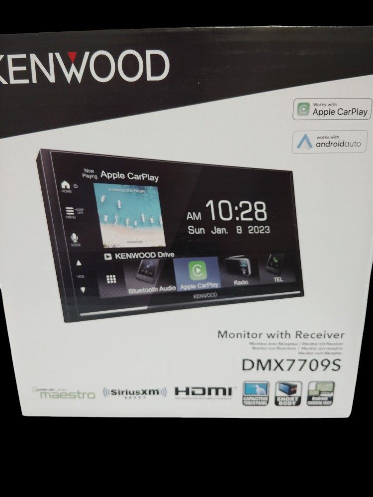 New In Box Kenwood Car Stereo Receiver DMX 7709S
