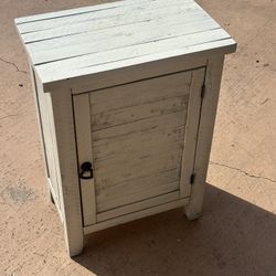 Rustic Farmhouse Nightstand Or End Table