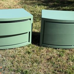 Modern Nightstand Set (2) 