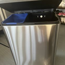 Trash Can And Recycling Bin