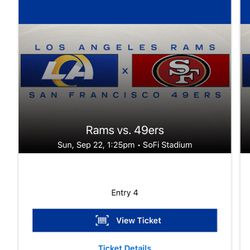 Los Angeles Rams Vs San Francisco 49ers 6/22