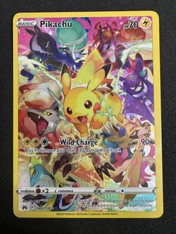 Pikachu (Secret) 160/159 SWSH: Crown Zenith Holo NM