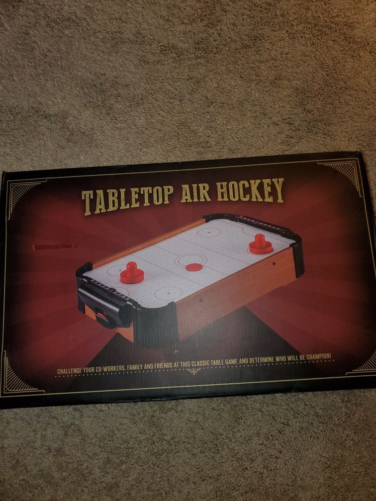 Tabletop Air Hockey