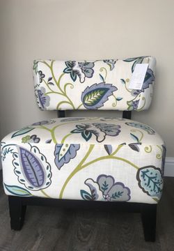Accent Chair Floral Print