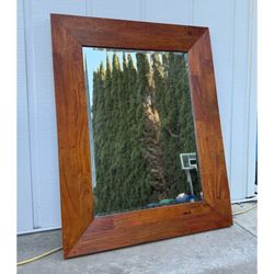 Stunning Wood Framed Mirror