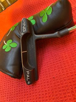 Ping Putter(ping Par 4 /Black/New Head Cover And Grip)35”Right Hand