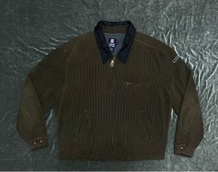 Vintage Chaps Ralph Lauren Corduroy Full-Zip Jacket Men’s Size XL Olive Green