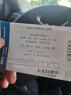 Trevor Noah tickets tonight