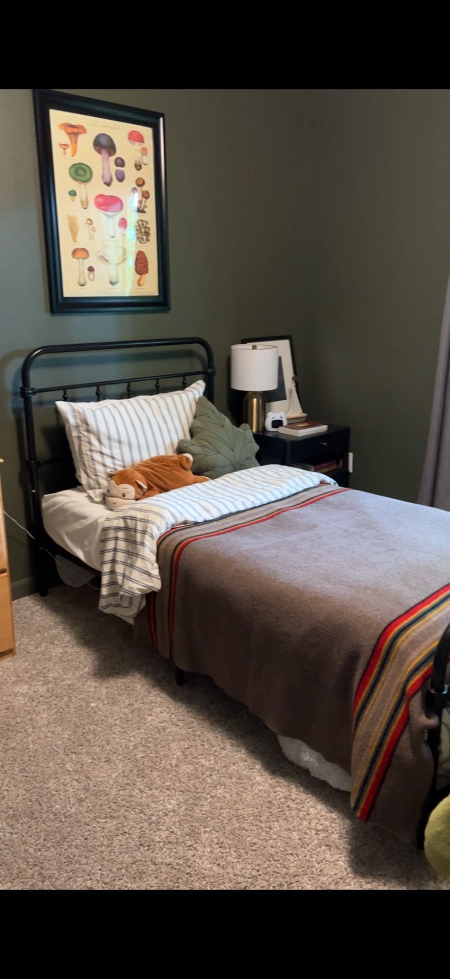 Black Metal Bed frame