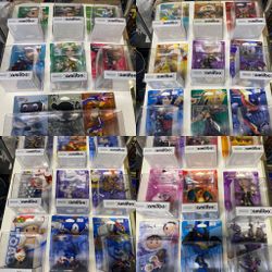 Nintendo Amiibo figures just in at Mantiques in Fremont Niles California.    Priced individually to sell.   37671 niles blvd Fremont Ca. 94546  Monday