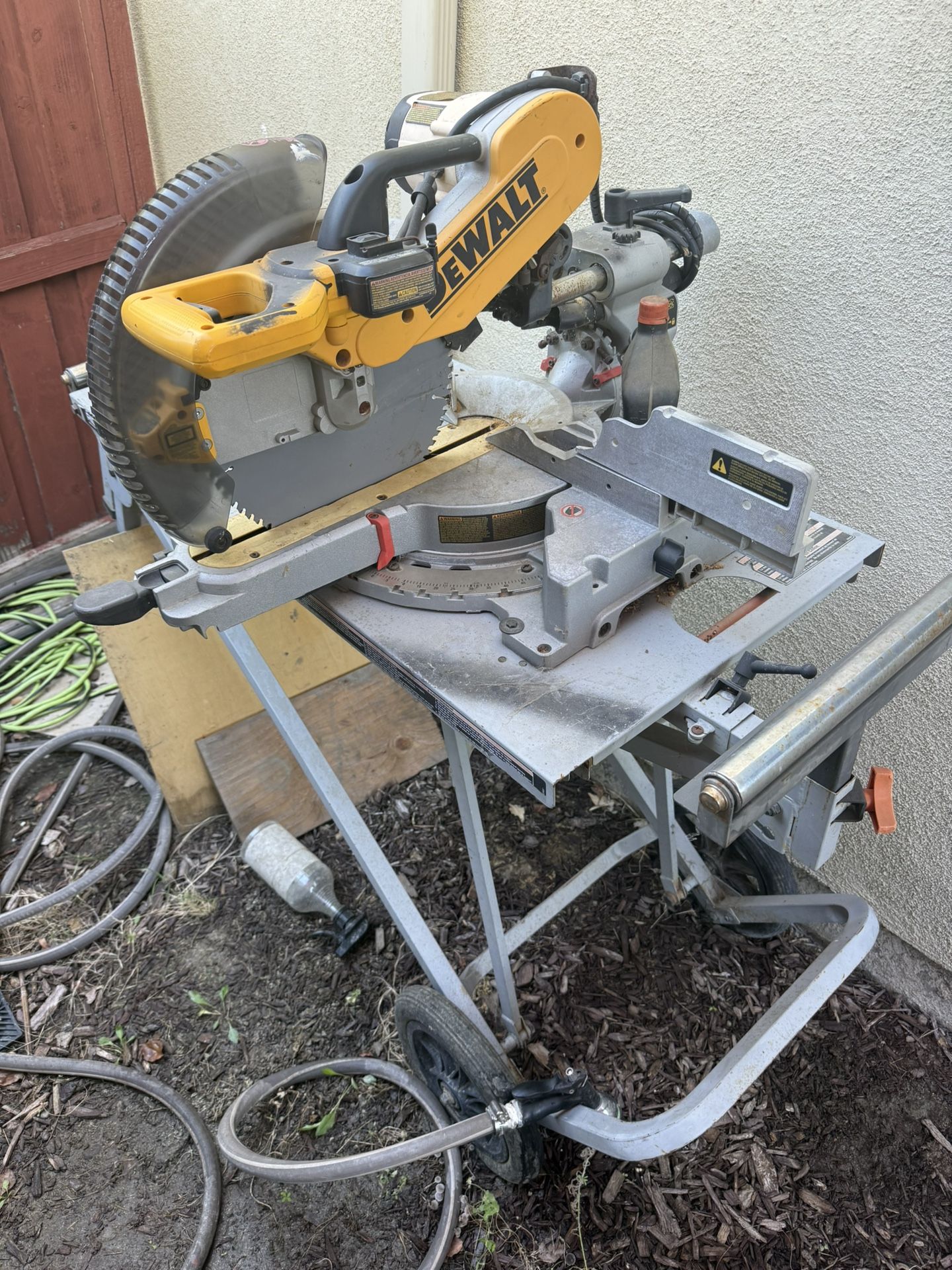 Dewalt Mitre Saw - With Ridgid Table