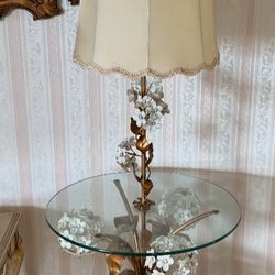 Antique Lamp Table Have To See In Person!!!