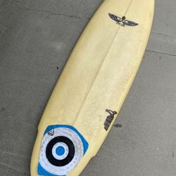 6’6” Von Sol Shadow Surfboard