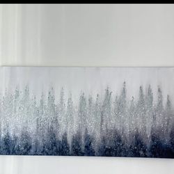 Gray Glitter Canvas Textured WANT IT OUT ASAP 