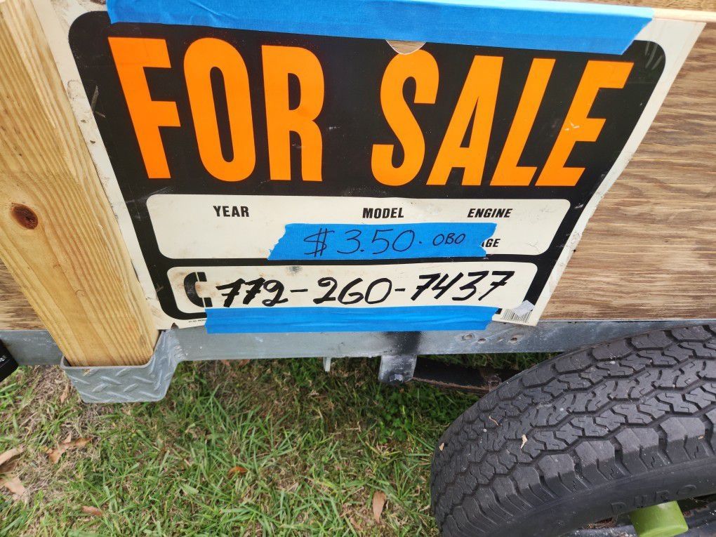 4 X 6 utility trailer for Sale in Indiantown, FL OfferUp