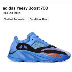 Yeezy Boost 700 Hi-Res Blue Size 6