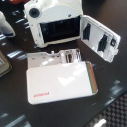 Polaroid Camera And Portable Printer For Instant Film