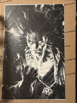 Jim Lee Signed Black & White Comic Art Print