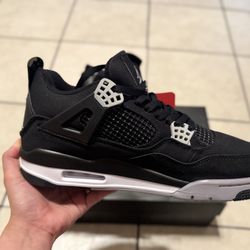 Jordan 4 Retro SE Black Canvas