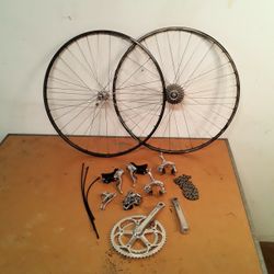Vintage Shimano Dura Ace 7400 STI groupset 8 speed 