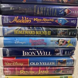 Disney VHS Tapes
