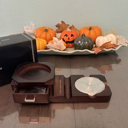 Cigar Ashtray & Whiskey Glass Tray 