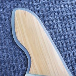 ASurfersWorld 🌏100% Fiberglass And Wood Veneer Futures Fin