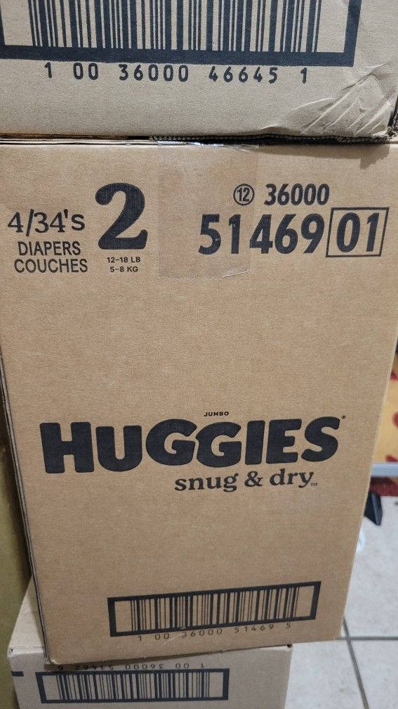 HUGGIES SNUG & DRY BRAND NEW SIZE 2