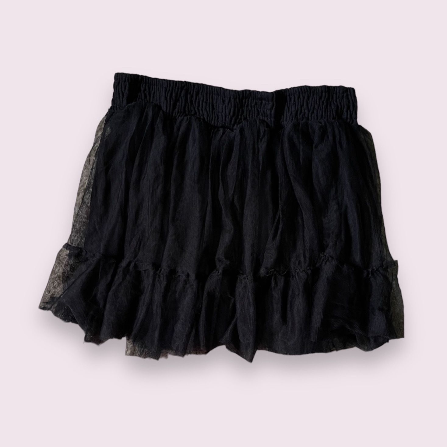 Xhilaration Black Tulle Skirt