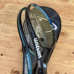 Wilson & Head Tennis Racket  Head Size 110 