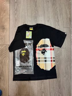 Black Burberry Bape tee