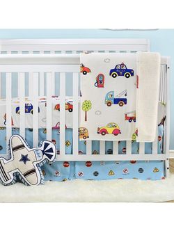 New Brandream 3 piece Baby Crib Bedding for Boys Nursery Bedding