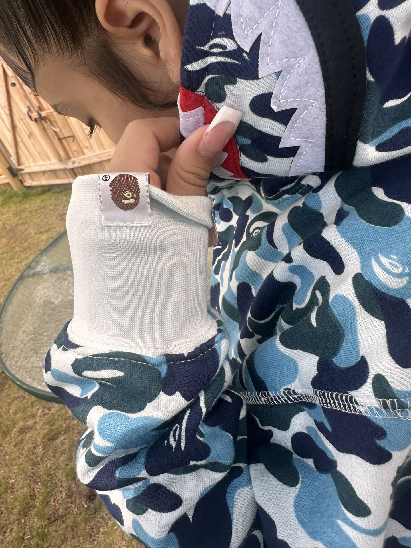 BAPE HOODIE- SIZE XL